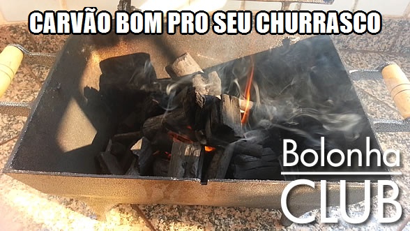 Carvão bom pro seu churrasco