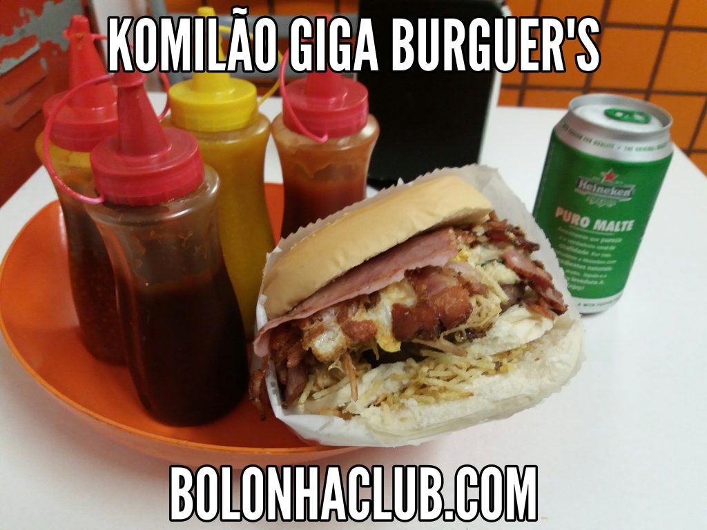 Hambúrguer Especial com Heineken no Komilão