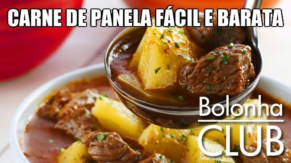 Receita de carne de panela fácil e barata