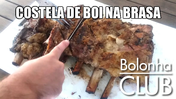 Costela de boi fácil na brasa