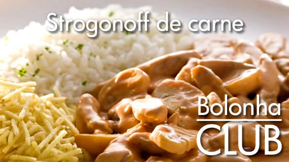 Receita de strogonoff de carne